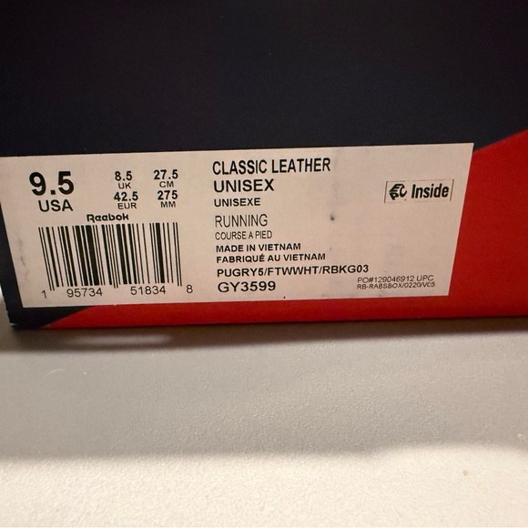 Reebok Classic Leather Shoes - Gray - Picture 4 of 8